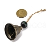 Halloween Iron Bell Hanging Ornaments HJEW-JM02444-3