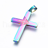 Ion Plating(IP) 304 Stainless Steel Pendants STAS-E462-10M-1