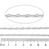 304 Stainless Steel Textured Dapped Chains CHS-G041-01P-2