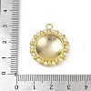Brass Plastic Pearl Pendants KK-M322-49G-3