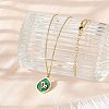 304 Stainless Steel Micro Pave Cubic Zirconia constellation Pendant Necklaces NJEW-R021-01G-10-3
