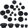 Gorgecraft 20Pcs 5 Style Silicone Hole Plugs AJEW-GF0008-06B-1