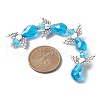 Angel Fairy Shape Electroplate Glass Beads Strands AJEW-JB01173-03-4