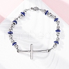 201 Stainless Steel Link Chain Bracelets BJEW-A032-01P-02-1