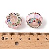 Sparkling Acrylic Rhinestone Round Beads OACR-NH0002-01A-08-3
