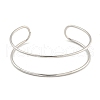 Non-Tarnish Hollowed 304 Stainless Steel Cuff Bangles for Women Men BJEW-P331-02P-2