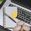 Self Adhesive Gold Foil Embossed Stickers DIY-WH0211-233-6