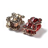 Polymer Clay Rhinestone Beads CLAY-A004-04-2