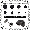 Beebeecraft 32Pcs 8 Styles 316 Surgical Stainless Steel Stud Earrings for Women EJEW-BBC0001-54-2