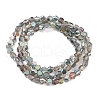 Electroplate Glass Beads Strands EGLA-L018-C-HP01-3