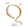 Simple Stainless Steel Curb Chains Bracelets for Summer Beach PM6439-16-1