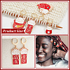 12Pcs 6 Style Alloy Enamel Fortune Cat Charm Locking Stitch Markers HJEW-PH01640-3