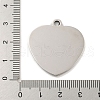 Non-Tarnish Valentine's Day 201 Stainless Steel Pendants STAS-L079-24P-01-3