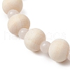 Synthetic Turquoise & Wood & Glass Beaded Stretch Bracelets for Boys Girls BJEW-JB11127-02-4