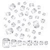 AHADERMAKER 80Pcs 8 Style Rectangle Octagon & Square Sew on Rhinestone RGLA-GA0001-10-1