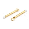 Brass Enamel Pendants KK-G416-36G-3
