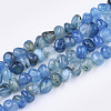 Natural Dragon Veins Agate Beads Strands G-S349-28B-1