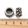 316 Surgical Stainless Steel Large Hole Beads STAS-Q326-09AS-08-2