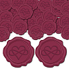 CRASPIRE 25Pcs Adhesive Wax Seal Stickers DIY-CP0009-11B-07-1