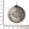 304 Stainless Steel Pendants STAS-V008-22AS-01-3