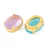 Oval Sew on Rhinestone GLAA-K069-06A-G-2