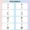 SUPERFINDINGS Tibetan Style Alloy Pendants FIND-FH0005-26-3
