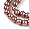 Baking Painted Pearlized Glass Pearl Round Bead Strands HY-Q003-6mm-92-4