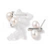Anti-Tarnish Sterling Silver Stud Earrings EJEW-C087-10B-P-2