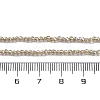 Transparent Electroplate Glass Beads Strands EGLA-H107-01A-AB09-2