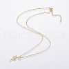Stainless Steel Pendant Necklaces NJEW-I106-05G-1