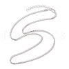 Iron Box Chain Necklaces IFIN-XCP0001-27-1
