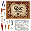 Tool Theme Carbon Steel Cutting Dies Stencils DIY-WH0309-2068-1