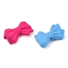 Rubberized Style Opaque Acrylic Beads X-OACR-N137-71-2