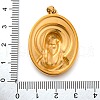 Religion Golden Tone 304 Stainless Steel Pendants STAS-K289-01G-12-3