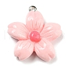 Opaque Resin Pendants RESI-G078-01J-1