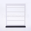 Acrylic Organic Glass Earrings Displays EDIS-F002-01-2