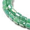 Electroplate Glass Beads Strands EGLA-D031-01B-3