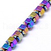Electroplate Non-magnetic Synthetic Hematite Beads Strands G-I095-05-3