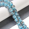 Handmade Gold Sand Lampwork Beads LAMP-Z009-01H-2
