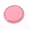 PU Leather Knitting Crochet Bags Nail Bottom Shaper Pad DIY-WH0199-20C-1