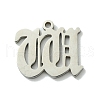 Non-Tarnish 201 Stainless Steel Pendants STAS-B055-01P-W-1
