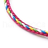 Nylon Twist Cord Bracelets BJEW-JB06479-6