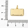 Brass Micro Pave Cubic Zirconia Pendants KK-P308-36G-3