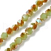 Electroplate Glass Beads Strands EGLA-K061-08A-HR01-1
