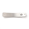 Tarnish Resistant 304 Stainless Steel Connector Charms STAS-G294-03P-04-3