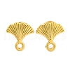 Ion Plating(IP) 304 Stainless Steel Studs Earring Findings EJEW-H013-15G-1
