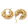PVD Vacuum Plating 304 Stainless Steel Chunky Hoop Earrings for Women EJEW-U002-03G-2