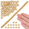 HOBBIESAY 304 Stainless Steel Spacer Beads STAS-HY0001-48G-1