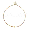 Natural Mixed Gemstone & Glass Seed Beaded Necklace NJEW-JN04426-3