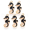 Alloy Enamel Pendants X-ENAM-S121-037B-2